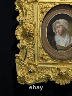 Paire De Cadres Époque Napoléon III En Bronze Doré A L Or De Style Louis XV