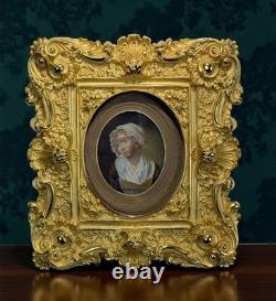 Paire De Cadres Époque Napoléon III En Bronze Doré A L Or De Style Louis XV