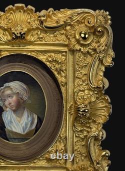 Paire De Cadres Époque Napoléon III En Bronze Doré A L Or De Style Louis XV