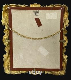 Paire De Cadres Époque Napoléon III En Bronze Doré A L Or De Style Louis XV