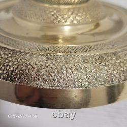 Paire De Grands Bougeoir Bronze Doré Empire 19ème