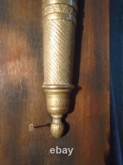 Paire applique carquois (grande) bronze doré Napoléon III