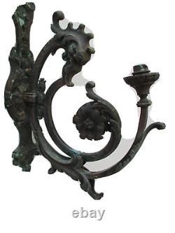 Paire appliques bronze chimere Napoleon III epoque 19eme lamp in bronze