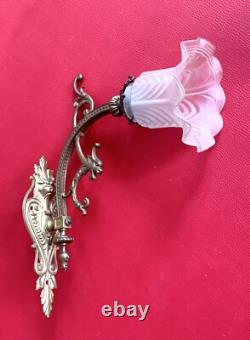 Paire d'appliques bronze Napoléon III années 50 made in France