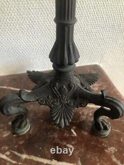 Paire de Candélabre / Chandelier Bronze 3 feux Napoléon III