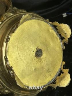 Paire de Jardinières en laiton repoussé et bronze doré Epoque Napoléon III Paire de Jardinières en laiton repoussé et bronze doré Epoque Napoléon III