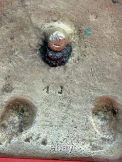 Paire de bougeoirs en bronze doré signés Alfred Daubrée, Napoléon III