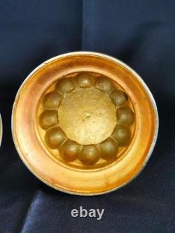 Paire de candélabre bougeoir en bronze doré époque XIX vers 1860 Napoléon III