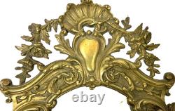 Paire de grandes APPLIQUES MIROIRS en bronze Napoléon III XIXème