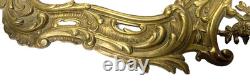 Paire de grandes APPLIQUES MIROIRS en bronze Napoléon III XIXème