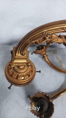 Paire de grandes appliques en bronze Napoléon III
