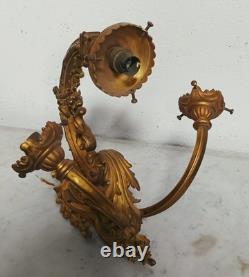 Paire de grandes appliques en bronze Napoléon III