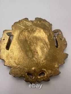 Paire de mascarons décoratifs en bronze XIXe éléments de meubles