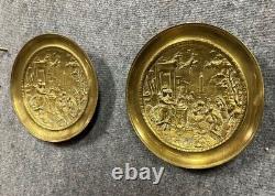 Paire de vides poches en bronze doré époque Napoléon III