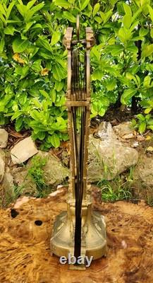 Pare-feu Éventail Ancien en Bronze Doré 60 cm Napoléon III Marqué C. C 115 X
