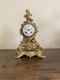 Pendule Borne Style Louis Xv Bronze Dor&eacute; Napol&eacute;on Iii -mouvement &agrave; Fil De Soie