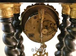 Pendule Napoléon III Sur Socle horloge clock uhr reloj orologio