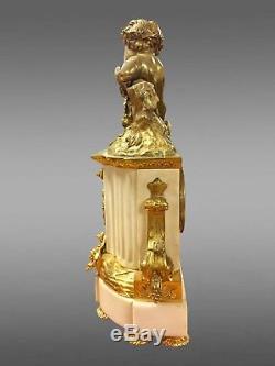 Pendule Napoléon III bronze doré