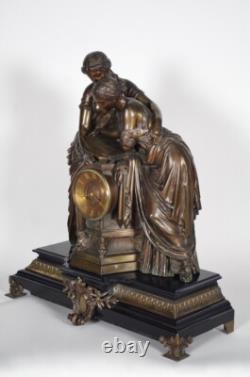 Pendule Napoléon III signée Moreau