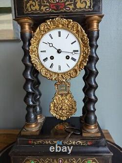 Pendule Portique Napoléon III