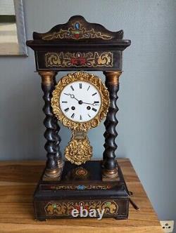 Pendule Portique Napoléon III