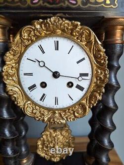 Pendule Portique Napoléon III