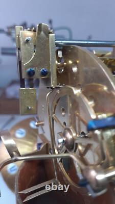 Pendule à l'escargot d'époque Napoléon III clock uhr reloj orologio bronze