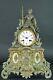 Pendule Ancienne Bronze Chevalier Médiéval Bayard Napoleon 3 Antique Clock 19thc