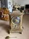 Pendule Borne En Bronze/laiton Fin Xixeme