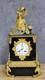 Pendule Borne époque Napoléon Iii En Marbre Et Bronze Vers 1850