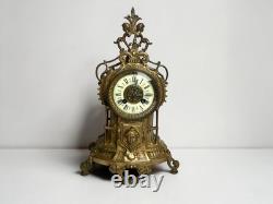 Pendule cartel en bronze Napoléon III fin XIXème