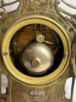 Pendule cartel en bronze Napoléon III fin XIXème