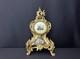 Pendule En Bronze Et émail Cloisonné Style Napoléon Iii, Début Xxe Siècle