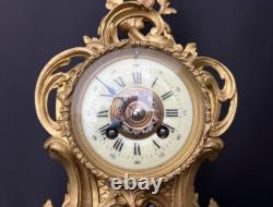 Pendule en bronze et émail cloisonné style Napoléon III, début XXe siècle