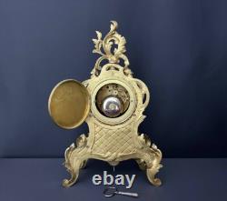 Pendule en bronze et émail cloisonné style Napoléon III, début XXe siècle