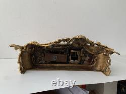 Pendule époque Napoleon III. Signature. A. ADAM. Dorure. Bronze France