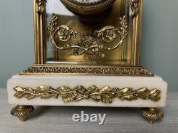 Pendule vitrée en bronze doré époque Napoléon III, BONNET & POTTIER