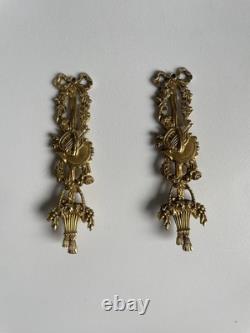 Pendule vitrée en bronze doré époque Napoléon III, BONNET & POTTIER