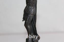 Petit bronze époque 19 ème siècle, personnage faune, muse, déesse