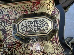 Petite Boite Bronze en marqueterie brune et laiton Boulle Epoque Napoléon III
