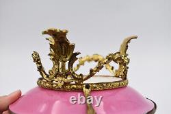 Petite assiette coupe montée porcelaine de Paris bronze doré signé Napoléon III