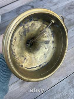 Pied de Lampe Bronze Doré Cabochon Napoléon III Empire XIXeme