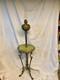 Pied De Lampe Formant Table De Fumeur Style Napol&eacute;on Iii Bronze Et Marbre