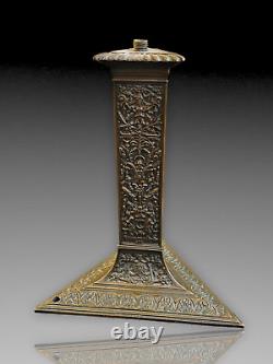Pietement Lampe Bronze Patine Style Renaissance Epoque Napoleon III