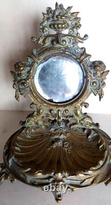 Porte montre en bronze de Style Louis XV Epoque Napoleon III Victorian