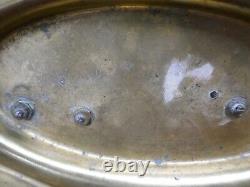 Putti bronze argenté le ciseleur d'oeuf, 19ème, socle laiton, P225g, L16cm, H11cm