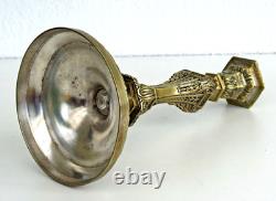 RARE Bougeoir Flambeau Empire Chérubins Bronze Doré Napoléon III XIXème