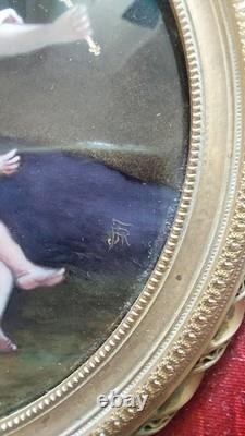 Rare Grand Coffret Bronze Email Sur Cuivre Boite A Bijoux