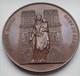 Rare Medaille Napoleon Iii 1864 Restauration Cathedrale Notre Dame De Paris