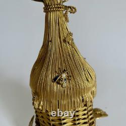 Ruche Abeilles Style Empire Cave Senteur Parfum Flacon Napoléon III Bronze Doré